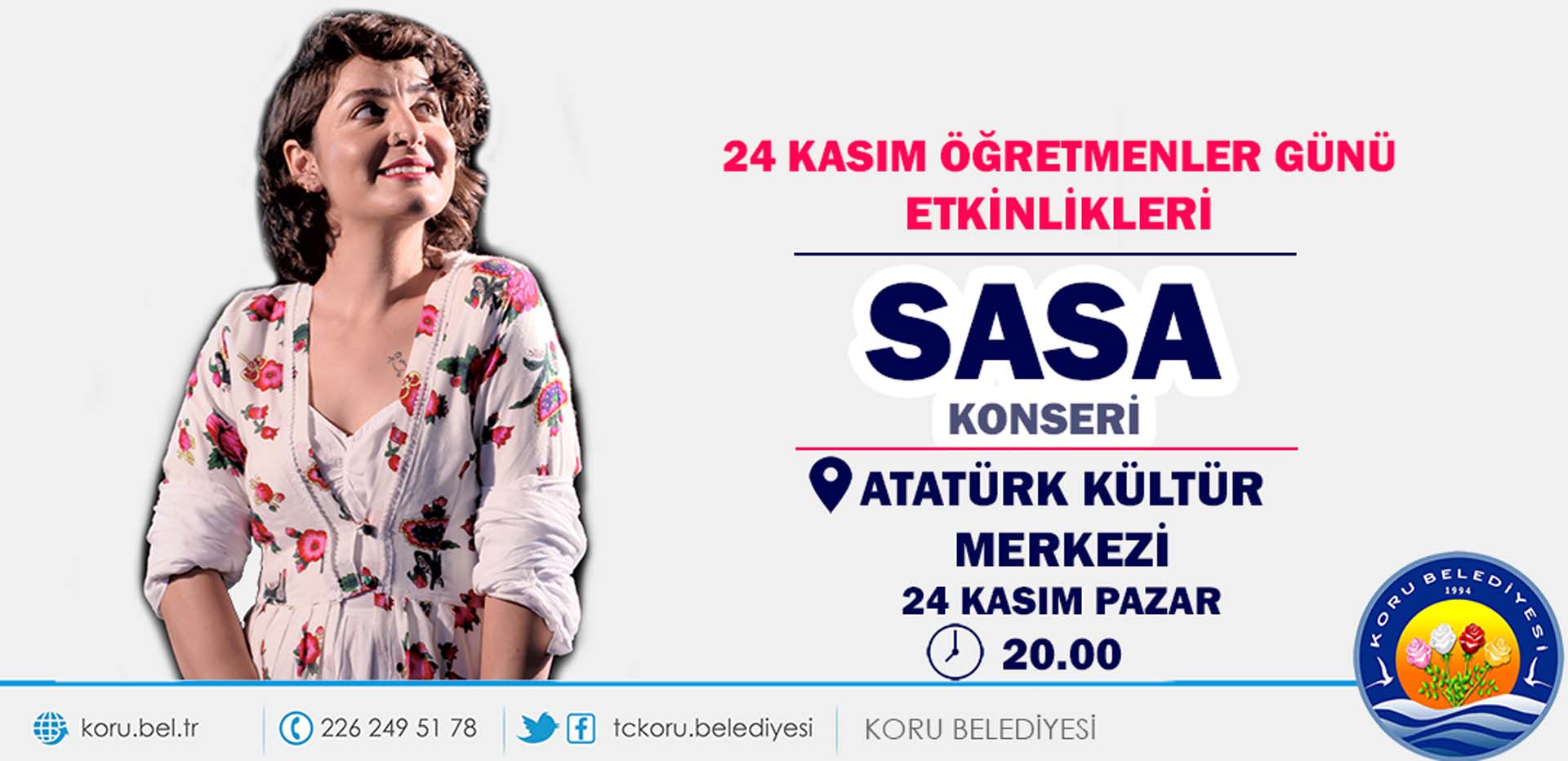 24 KASIM ÖĞRETMENLER GÜNÜ ETKİNLİKLERİ - SASA KONSERİ